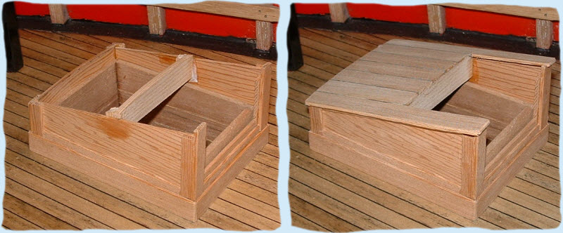 Front hatch construction sequence